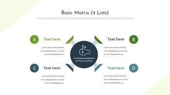 Golf Google Slides Template Design