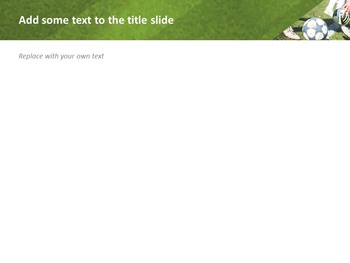 Legs Kicking Soccer Ball - Free Presentation Templates_04
