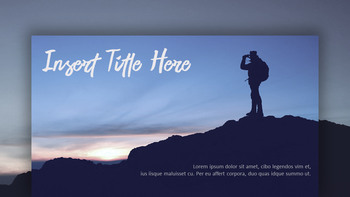 마운틴 하이킹 테마 템플릿_10