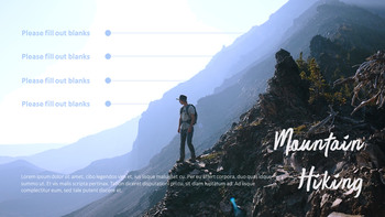 마운틴 하이킹 테마 템플릿_30