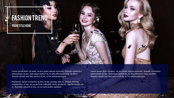 女性时尚趋势 PowerPoint模板用于演示_31