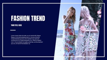 Tendenza moda donna Modelli semplici di Google Slides_36