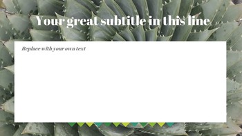 Cactus Simple Presentation Google Slides Template_09