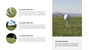 Golf The Green Groove Google PPT Templates_13