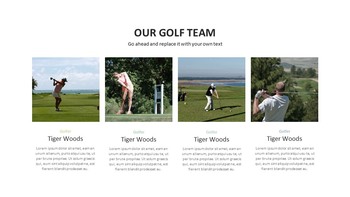 Golf The Green Groove Google PPT Modelli_16