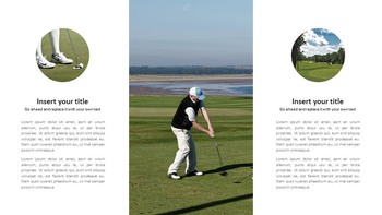 Golf The Green Groove Google PPT Modelli_27