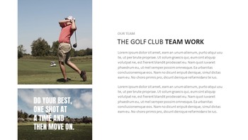 Golf The Green Groove Google PPT Templates_30