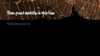 Happy Halloween(Trick or Treat) Simple Presentation Google Slides Template_07