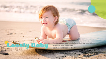 素敵な赤ちゃん 編集が簡単にプレゼンテーションテンプレート_05