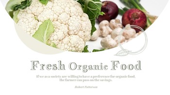 Organic Food Simple Slides Design_06