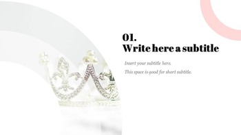 婚礼那天 简单的幻灯片设计_04