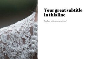 婚礼那天 简单的幻灯片设计_08