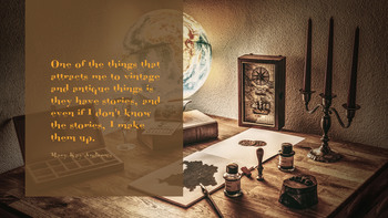 老式道具 简单的PPT模板_04