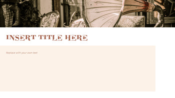 老式道具 简单的PPT模板_06