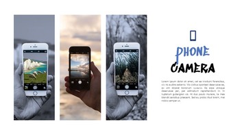 Free Simple Presentation Google Slides Template - Camera