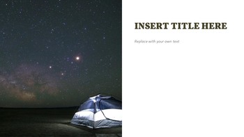 野营 简单的幻灯片设计_04