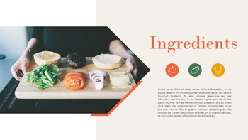 披萨和汉堡 轻松幻灯片设计_04