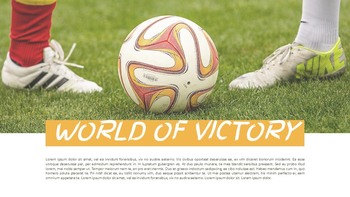 足球运动员 简单的演示文稿谷歌幻灯片模板_05