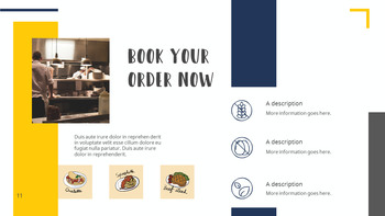 适合各种场合的食物 PowerPoint模板多用途设计_11