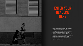 달리기, 육상, 마라톤 PowerPoint 템플릿 디자인_21