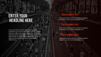 달리기, 육상, 마라톤 PowerPoint 템플릿 디자인_39