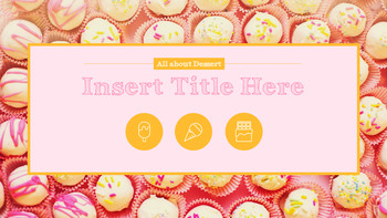 色彩缤纷的甜点 PowerPoint模板设计_20