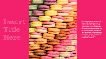 色彩缤纷的甜点 PowerPoint模板设计_24