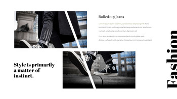 남자의 스타일과 패션 프레젠테이션 PowerPoint 템플릿 디자인_04