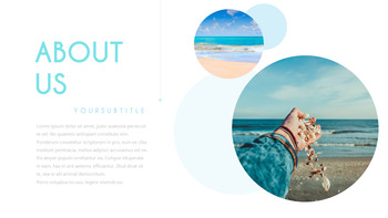 Sommerstrand Präsentation PowerPoint Templates Design_05