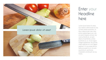 주방 용품 PowerPoint 템플릿 디자인_10