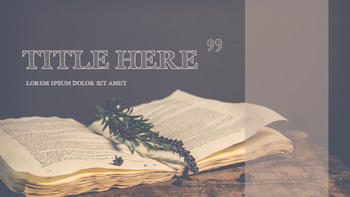 빈티지 테마 프레젠테이션 템플릿_20