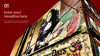 Graffiti Art Theme PPT Templates_04