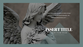 立像 プレゼンテーションPowerPointのテンプレートデザイン_23