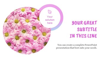 Beautiful pink flowers Google Slides Presentation Templates_04