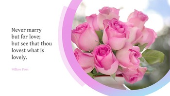 Beautiful pink flowers Google Slides Presentation Templates_09