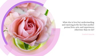 Beautiful pink flowers Google Slides Presentation Templates_13