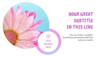 Beautiful pink flowers Google Slides Presentation Templates_26