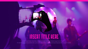 音乐节 PowerPoint模板设计_05