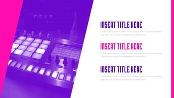 音乐节 PowerPoint模板设计_08