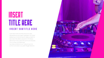 音乐节 PowerPoint模板设计_09