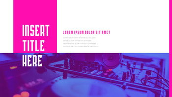 音乐节 PowerPoint模板设计_13