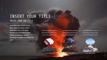 火山 简单的Google幻灯片模板_16