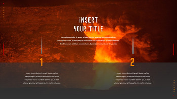 火山 テーマPPTテンプレート_12