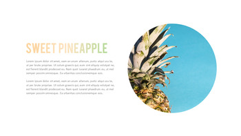 Summer pineapple & watermelon PowerPoint Templates Design_08