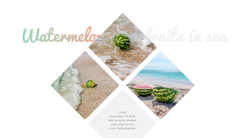 Summer pineapple & watermelon PowerPoint Templates Design_10