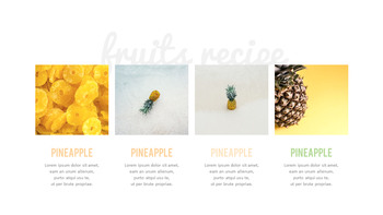 Ananas estivo e anguria Modelli di PowerPoint Design_17