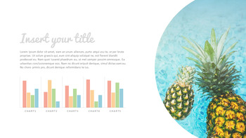 Summer pineapple & watermelon PowerPoint Templates Design_18