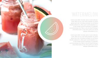 Summer pineapple & watermelon PowerPoint Templates Design_28