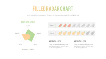 Ananas estivo e anguria Modelli di PowerPoint Design_35