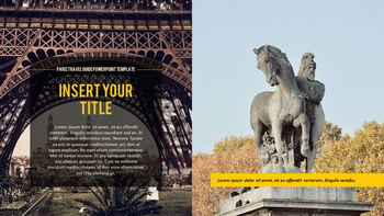 파리 여행 가이드 테마 PT 템플릿_09